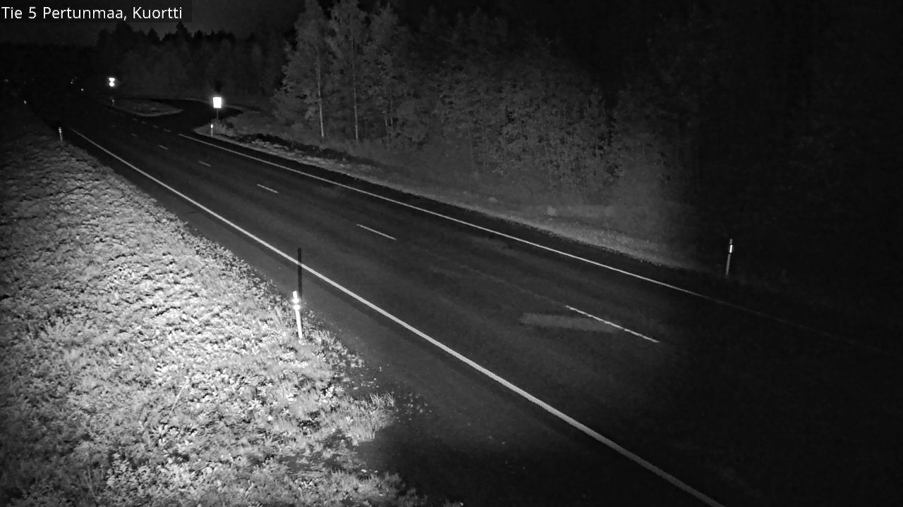 Weather Camera Image Väg 5 Pertunmaa, Kuortti, Pertunmaa, Etelä-Savo