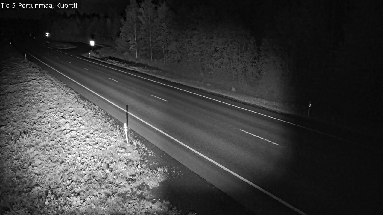 Weather Camera Image Väg 5 Pertunmaa, Kuortti, Pertunmaa, Etelä-Savo