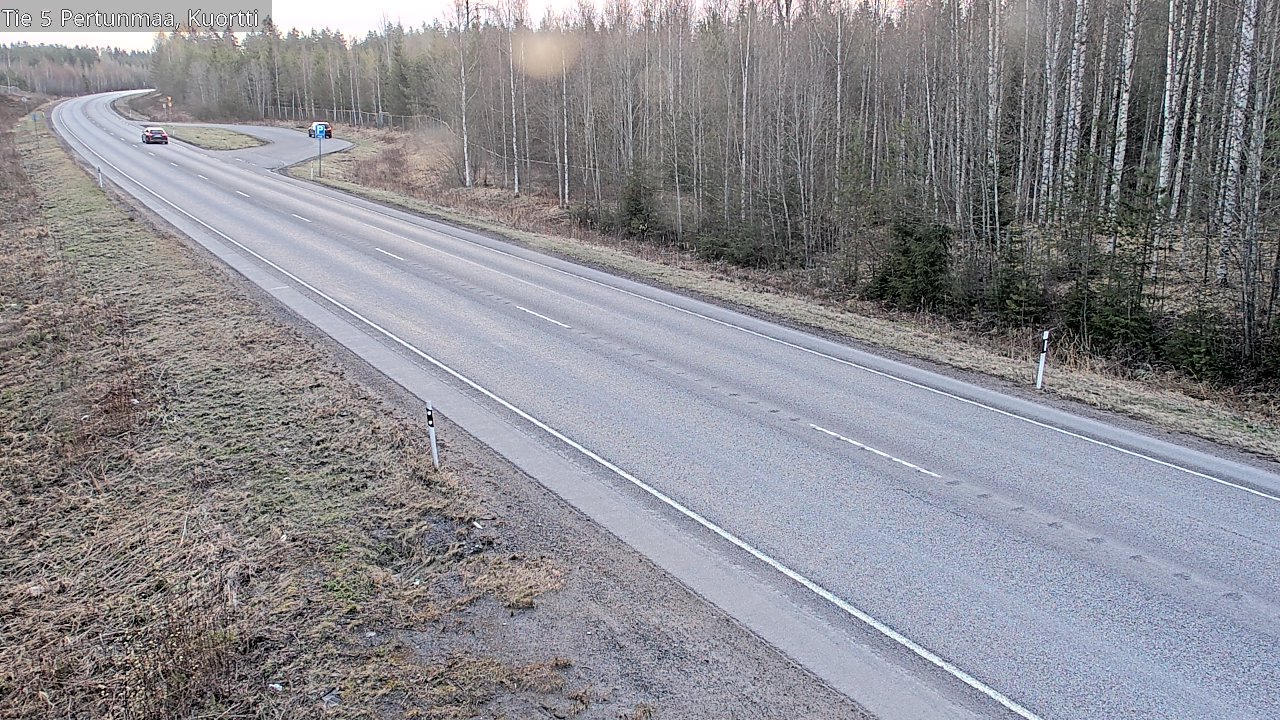 Weather Camera Image Väg 5 Pertunmaa, Kuortti, Pertunmaa, Etelä-Savo