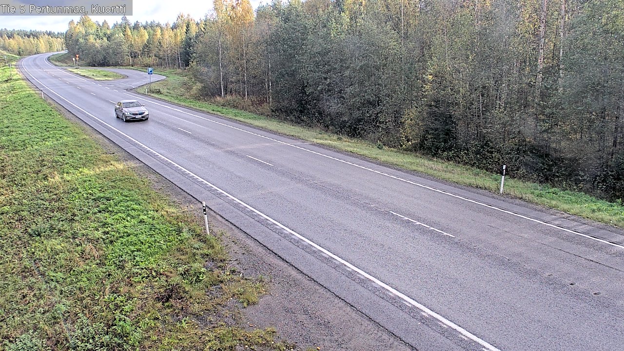 Weather Camera Image Väg 5 Pertunmaa, Kuortti, Pertunmaa, Etelä-Savo