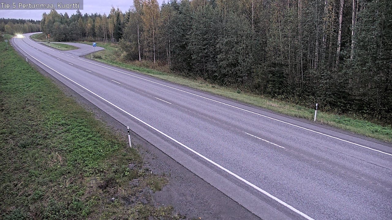 Weather Camera Image Väg 5 Pertunmaa, Kuortti, Pertunmaa, Etelä-Savo