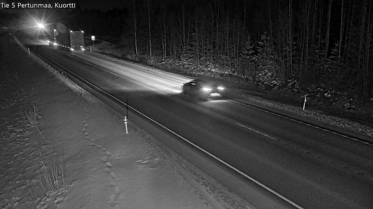 Weather Camera Image Road 5 Pertunmaa, Kuortti, Pertunmaa, Etelä-Savo