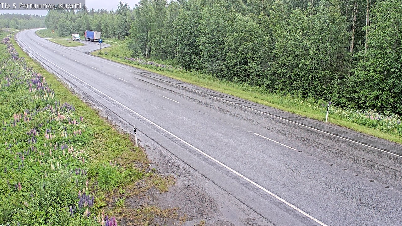 Weather Camera Image Road 5 Pertunmaa, Kuortti, Pertunmaa, Etelä-Savo