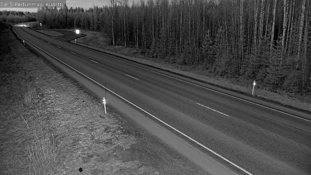 Weather Camera Image Väg 5 Pertunmaa, Kuortti, Pertunmaa, Etelä-Savo