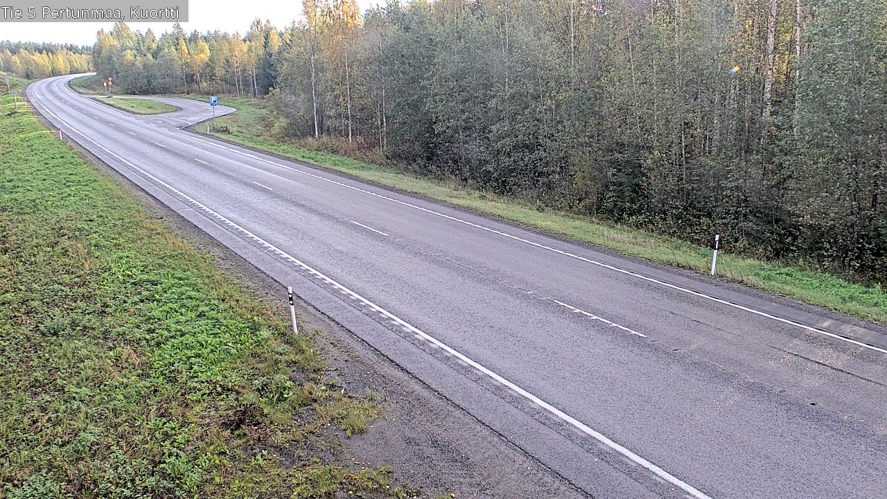 Weather Camera Image Väg 5 Pertunmaa, Kuortti, Pertunmaa, Etelä-Savo