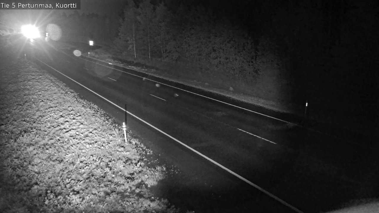 Weather Camera Image Väg 5 Pertunmaa, Kuortti, Pertunmaa, Etelä-Savo