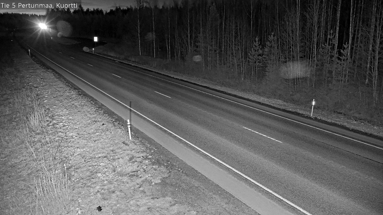 Weather Camera Image Väg 5 Pertunmaa, Kuortti, Pertunmaa, Etelä-Savo