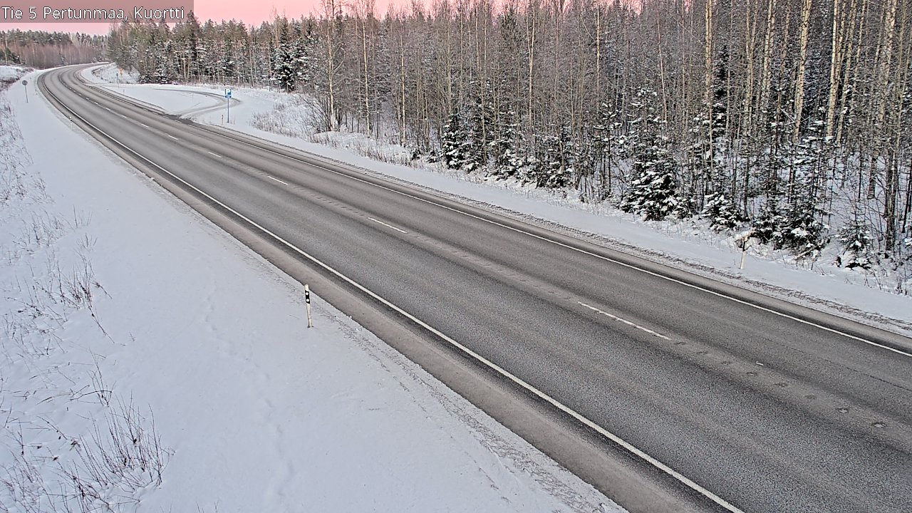 Weather Camera Image Road 5 Pertunmaa, Kuortti, Pertunmaa, Etelä-Savo