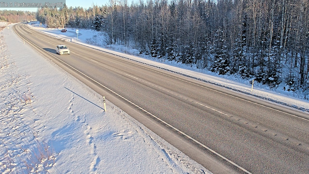 Weather Camera Image Road 5 Pertunmaa, Kuortti, Pertunmaa, Etelä-Savo