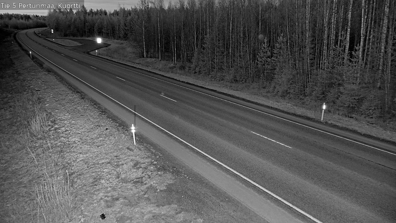 Weather Camera Image Väg 5 Pertunmaa, Kuortti, Pertunmaa, Etelä-Savo