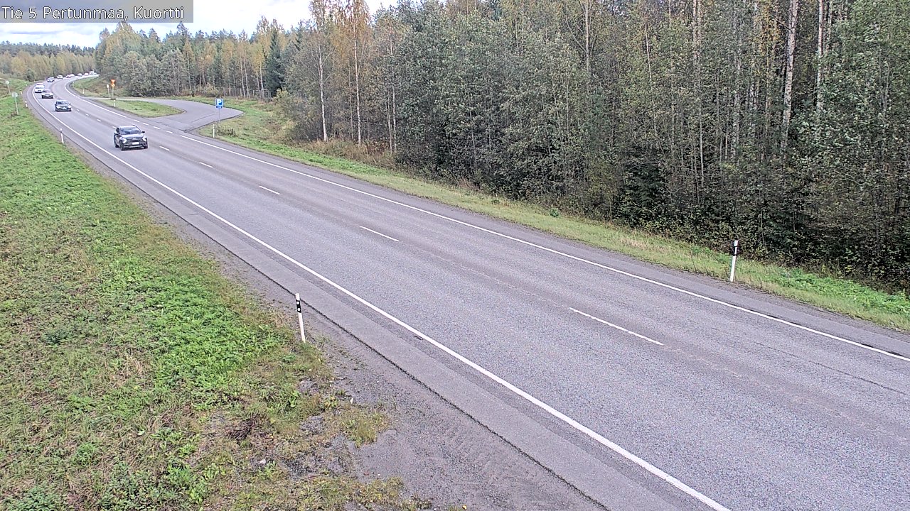 Weather Camera Image Road 5 Pertunmaa, Kuortti, Pertunmaa, Etelä-Savo