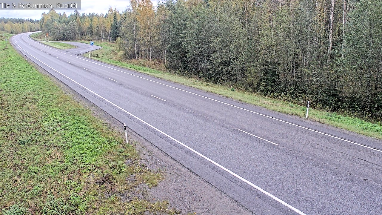 Weather Camera Image Väg 5 Pertunmaa, Kuortti, Pertunmaa, Etelä-Savo