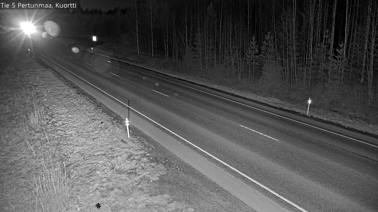 Weather Camera Image Väg 5 Pertunmaa, Kuortti, Pertunmaa, Etelä-Savo