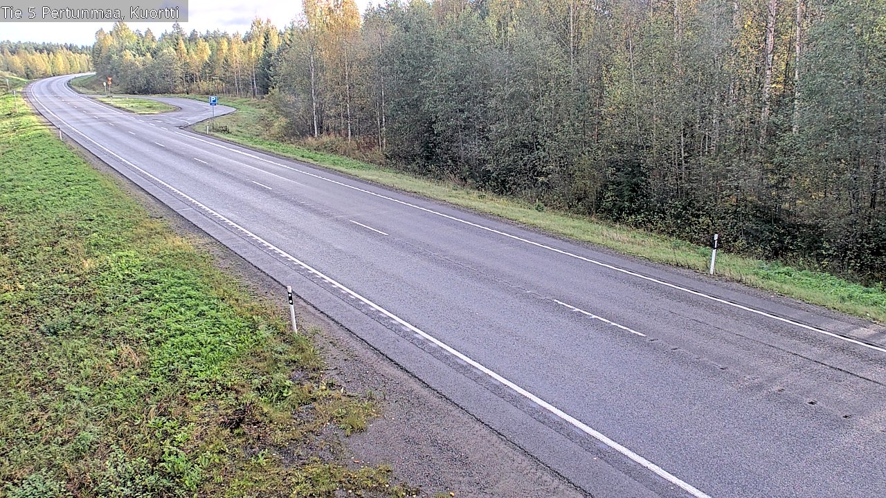 Weather Camera Image Väg 5 Pertunmaa, Kuortti, Pertunmaa, Etelä-Savo