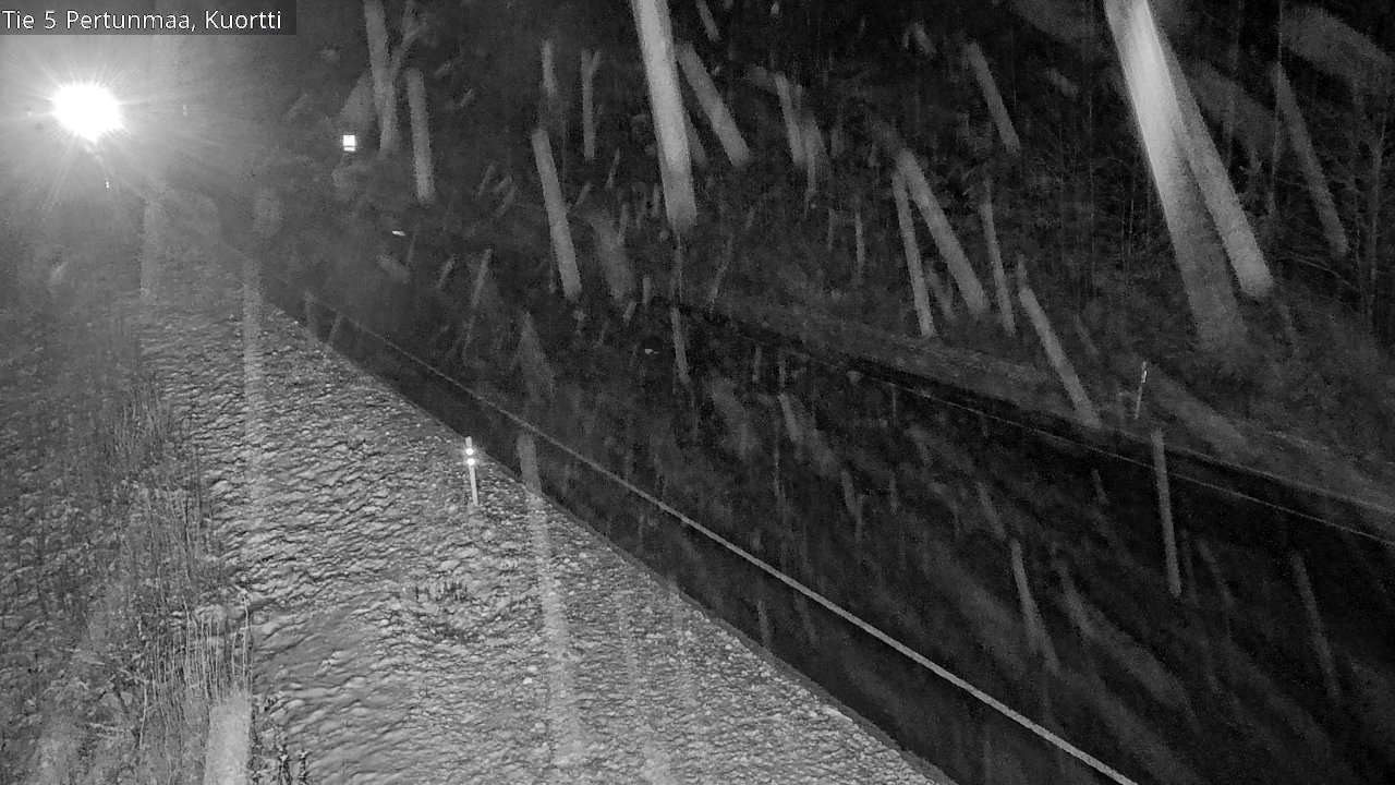 Weather Camera Image Väg 5 Pertunmaa, Kuortti, Pertunmaa, Etelä-Savo
