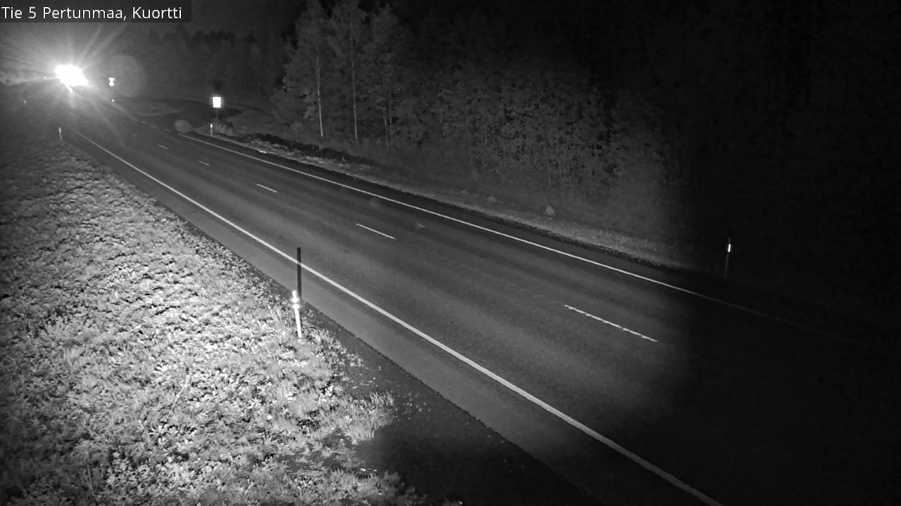 Weather Camera Image Väg 5 Pertunmaa, Kuortti, Pertunmaa, Etelä-Savo