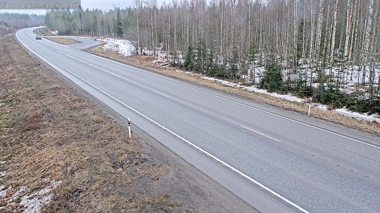 Weather Camera Image Road 5 Pertunmaa, Kuortti, Pertunmaa, Etelä-Savo