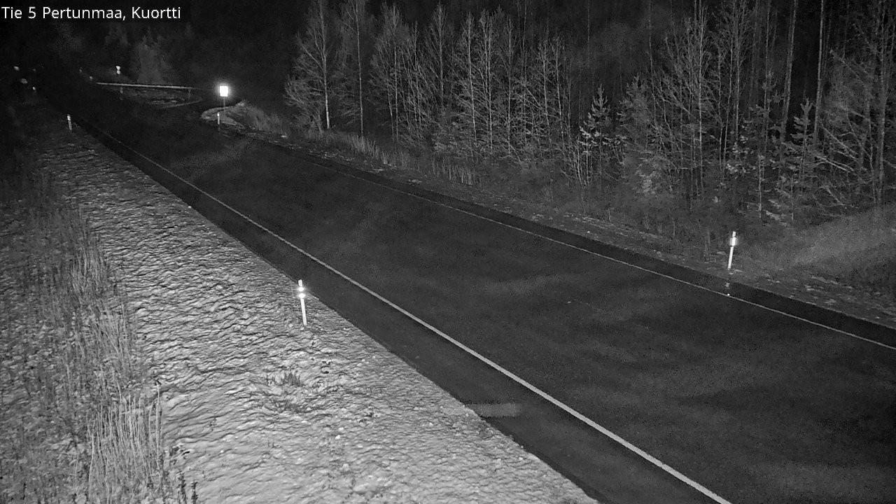 Weather Camera Image Väg 5 Pertunmaa, Kuortti, Pertunmaa, Etelä-Savo