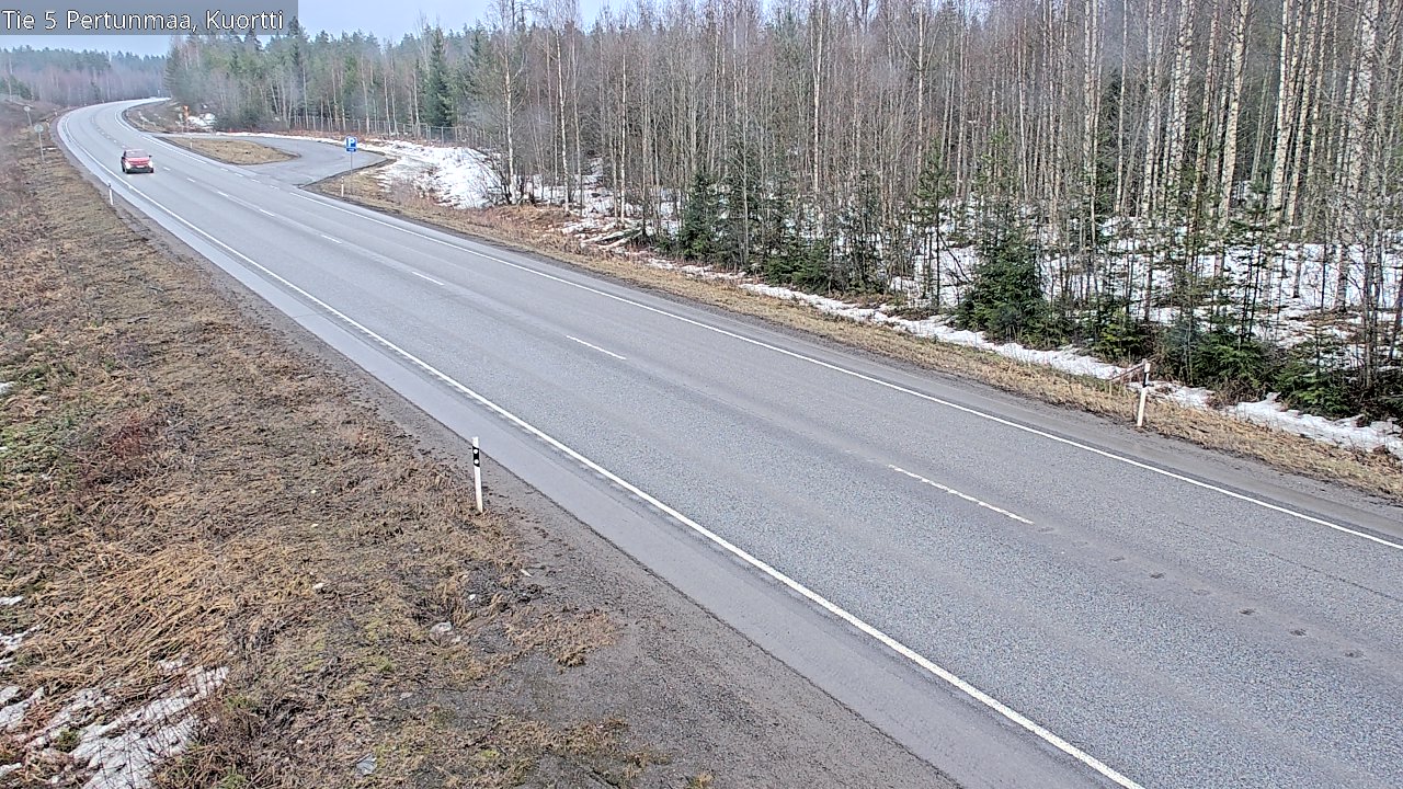 Weather Camera Image Road 5 Pertunmaa, Kuortti, Pertunmaa, Etelä-Savo