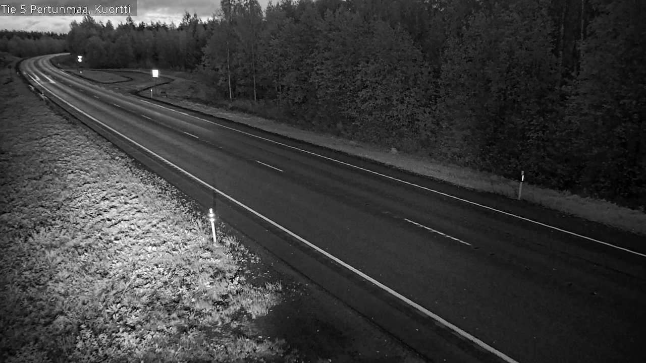 Weather Camera Image Väg 5 Pertunmaa, Kuortti, Pertunmaa, Etelä-Savo