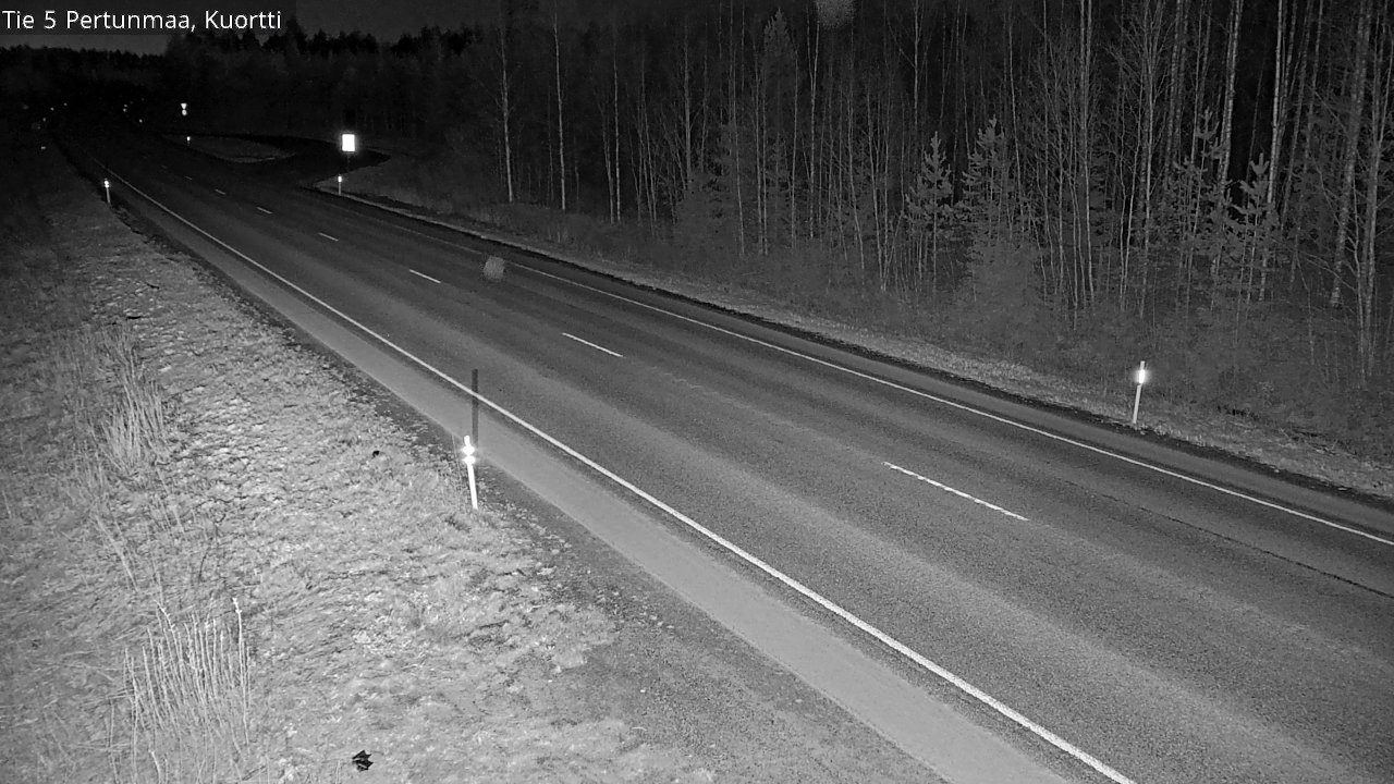 Weather Camera Image Väg 5 Pertunmaa, Kuortti, Pertunmaa, Etelä-Savo