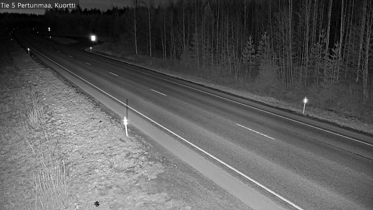 Weather Camera Image Väg 5 Pertunmaa, Kuortti, Pertunmaa, Etelä-Savo