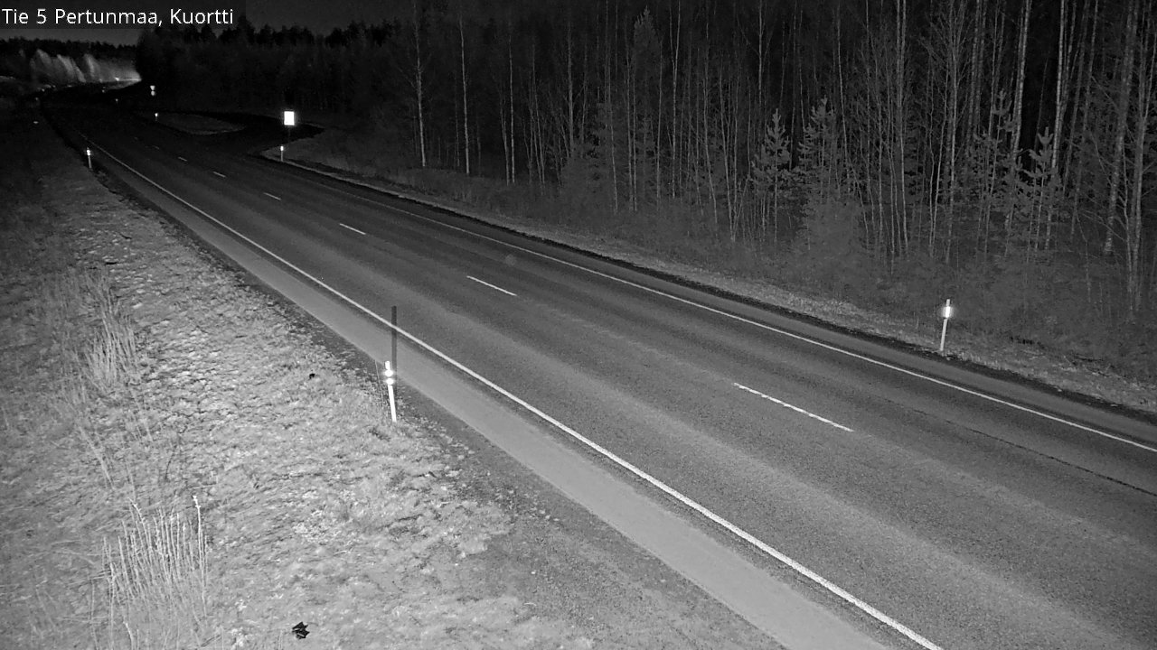 Weather Camera Image Väg 5 Pertunmaa, Kuortti, Pertunmaa, Etelä-Savo