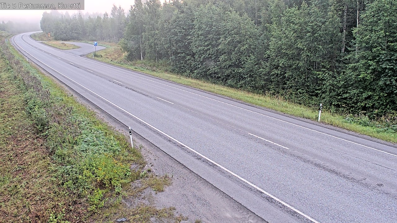 Weather Camera Image Road 5 Pertunmaa, Kuortti, Pertunmaa, Etelä-Savo
