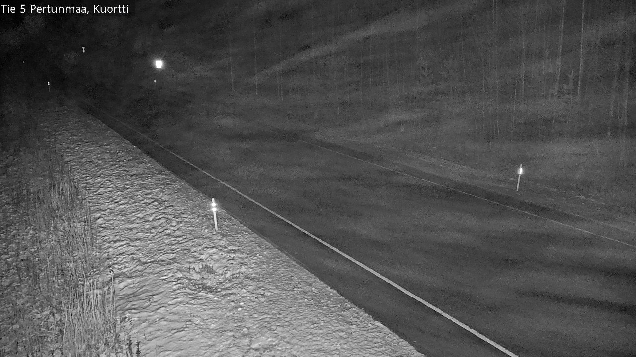 Weather Camera Image Väg 5 Pertunmaa, Kuortti, Pertunmaa, Etelä-Savo