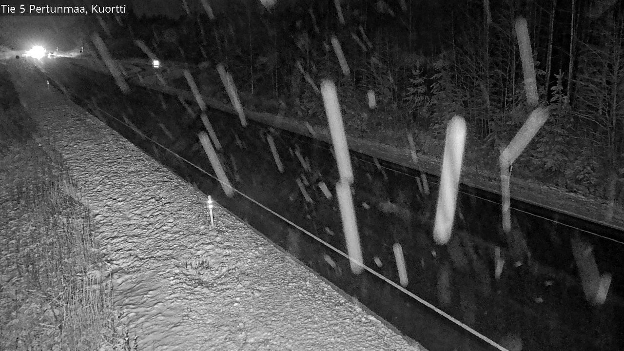 Weather Camera Image Väg 5 Pertunmaa, Kuortti, Pertunmaa, Etelä-Savo