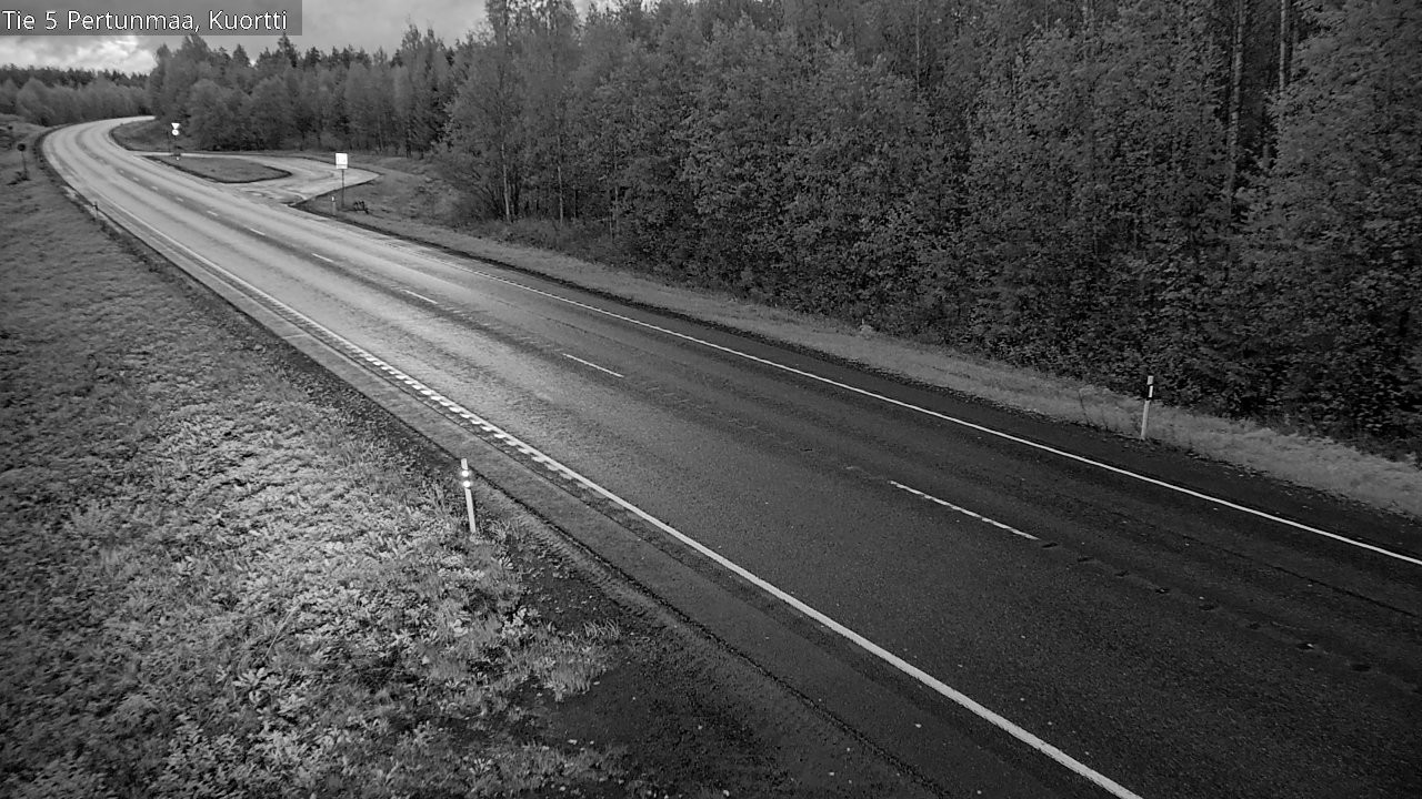 Weather Camera Image Väg 5 Pertunmaa, Kuortti, Pertunmaa, Etelä-Savo