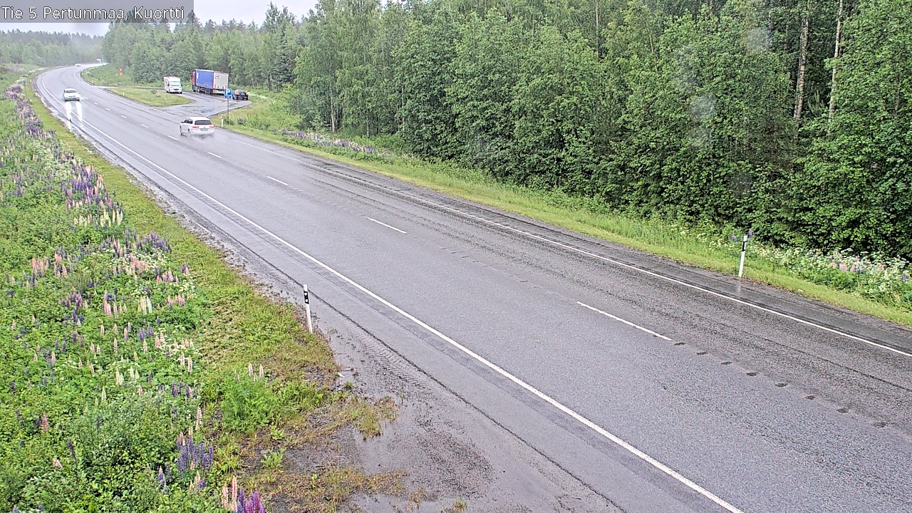 Weather Camera Image Road 5 Pertunmaa, Kuortti, Pertunmaa, Etelä-Savo