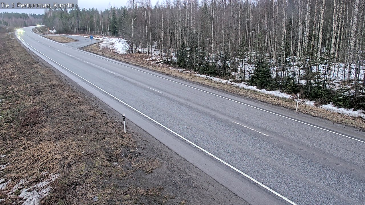 Weather Camera Image Road 5 Pertunmaa, Kuortti, Pertunmaa, Etelä-Savo