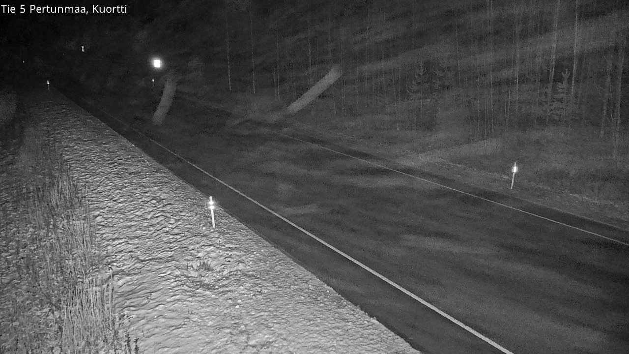 Weather Camera Image Väg 5 Pertunmaa, Kuortti, Pertunmaa, Etelä-Savo