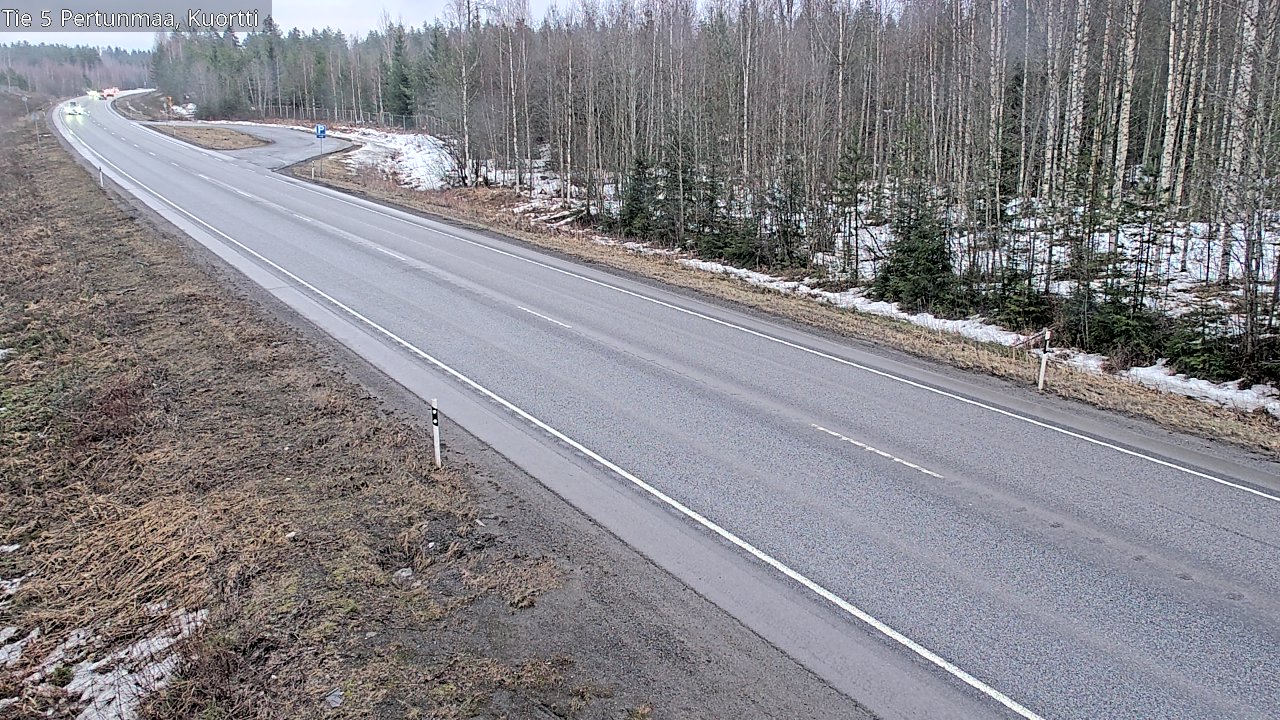 Weather Camera Image Road 5 Pertunmaa, Kuortti, Pertunmaa, Etelä-Savo