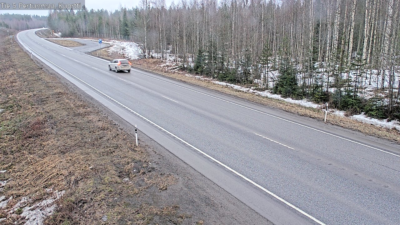 Weather Camera Image Road 5 Pertunmaa, Kuortti, Pertunmaa, Etelä-Savo