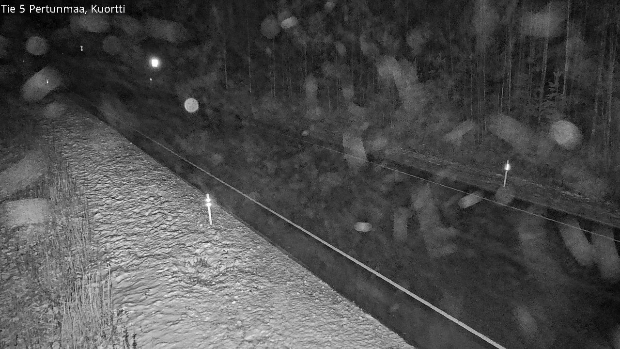 Weather Camera Image Väg 5 Pertunmaa, Kuortti, Pertunmaa, Etelä-Savo