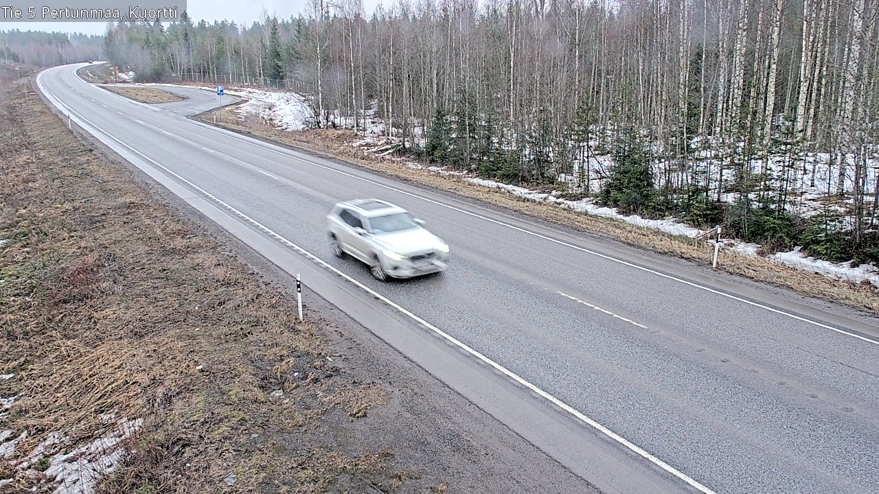 Weather Camera Image Road 5 Pertunmaa, Kuortti, Pertunmaa, Etelä-Savo