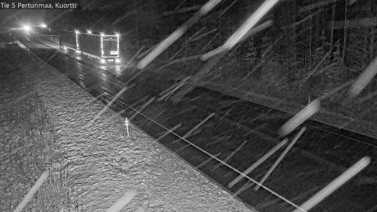 Weather Camera Image Väg 5 Pertunmaa, Kuortti, Pertunmaa, Etelä-Savo