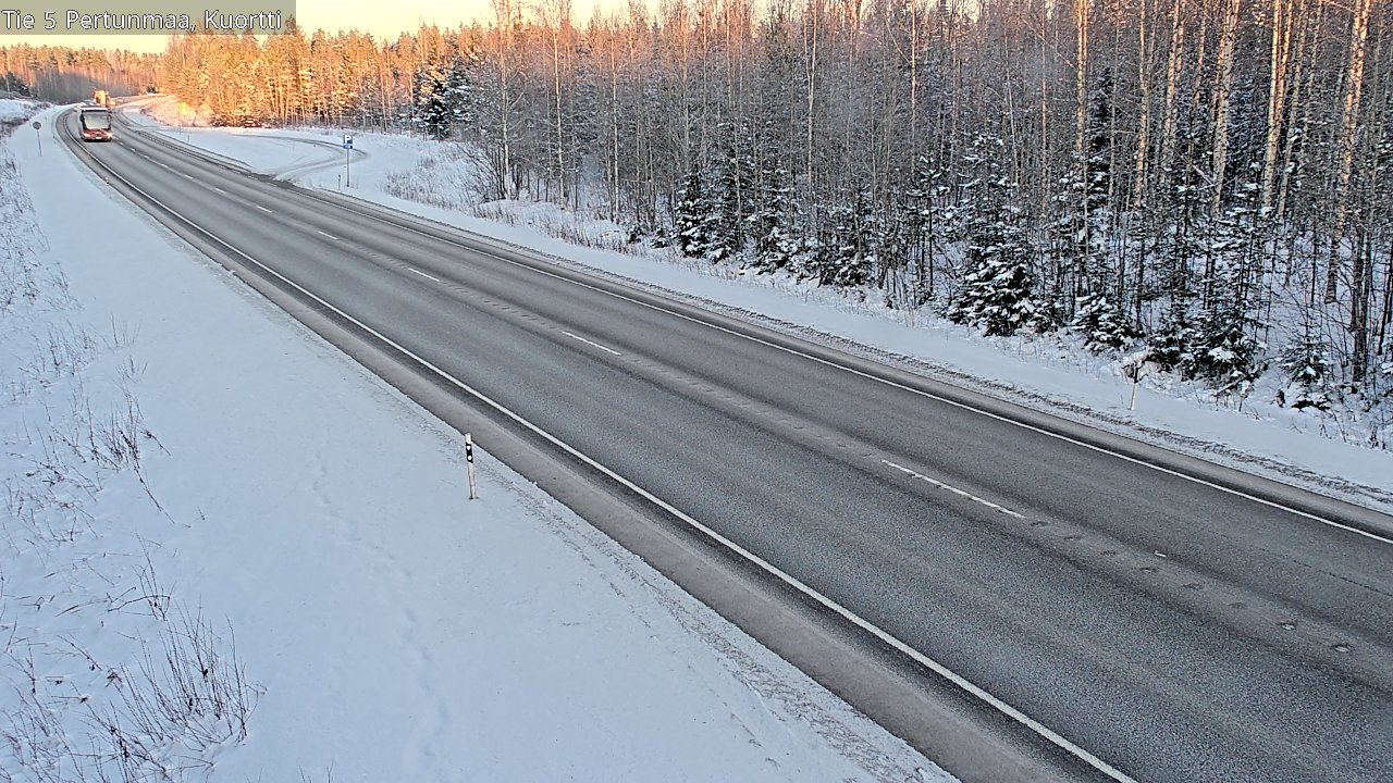 Weather Camera Image Road 5 Pertunmaa, Kuortti, Pertunmaa, Etelä-Savo