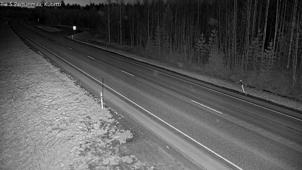Weather Camera Image Väg 5 Pertunmaa, Kuortti, Pertunmaa, Etelä-Savo