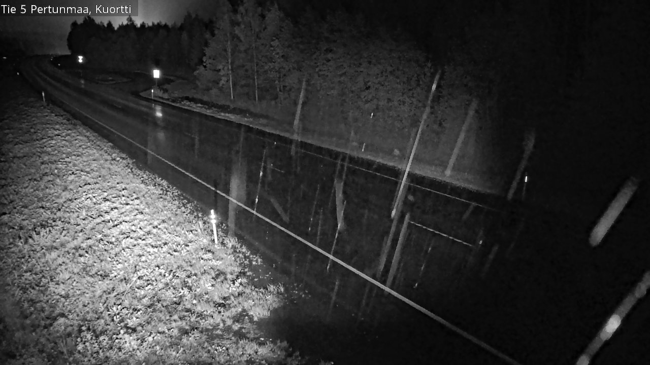 Weather Camera Image Väg 5 Pertunmaa, Kuortti, Pertunmaa, Etelä-Savo