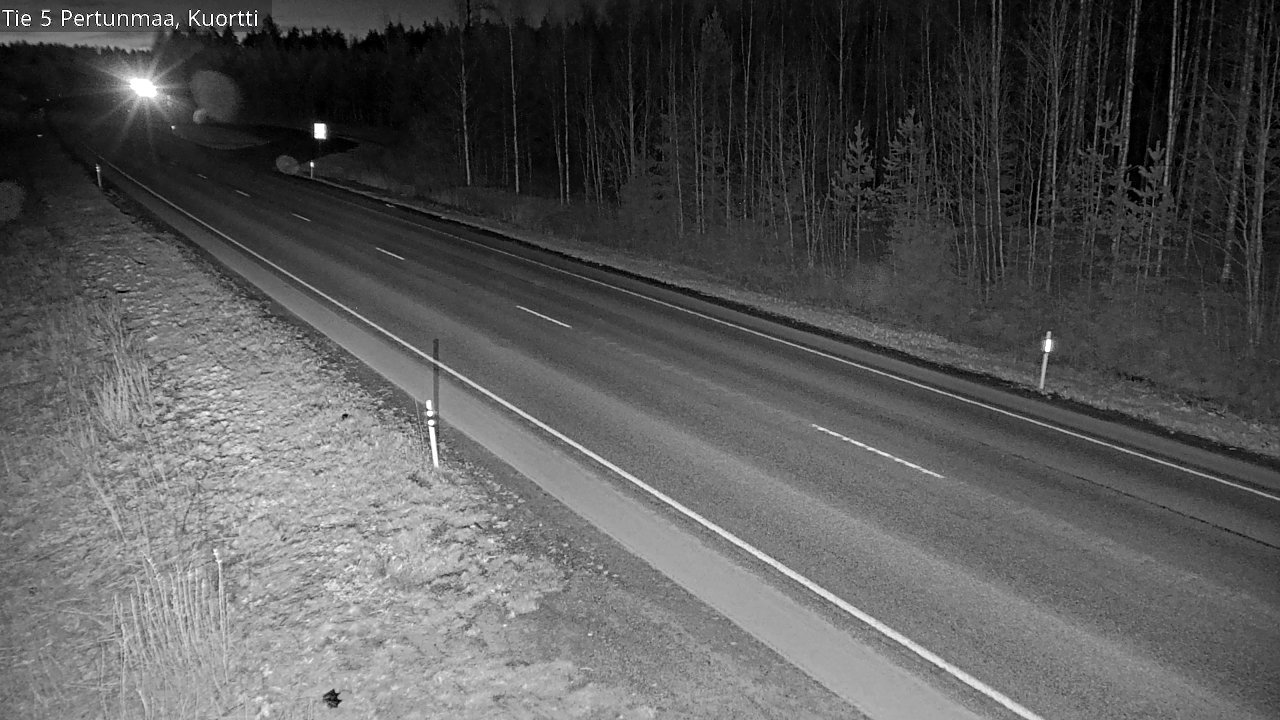 Weather Camera Image Väg 5 Pertunmaa, Kuortti, Pertunmaa, Etelä-Savo