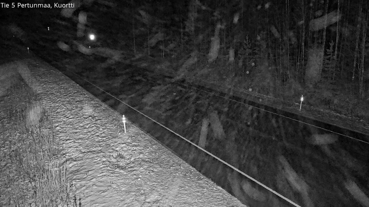 Weather Camera Image Väg 5 Pertunmaa, Kuortti, Pertunmaa, Etelä-Savo