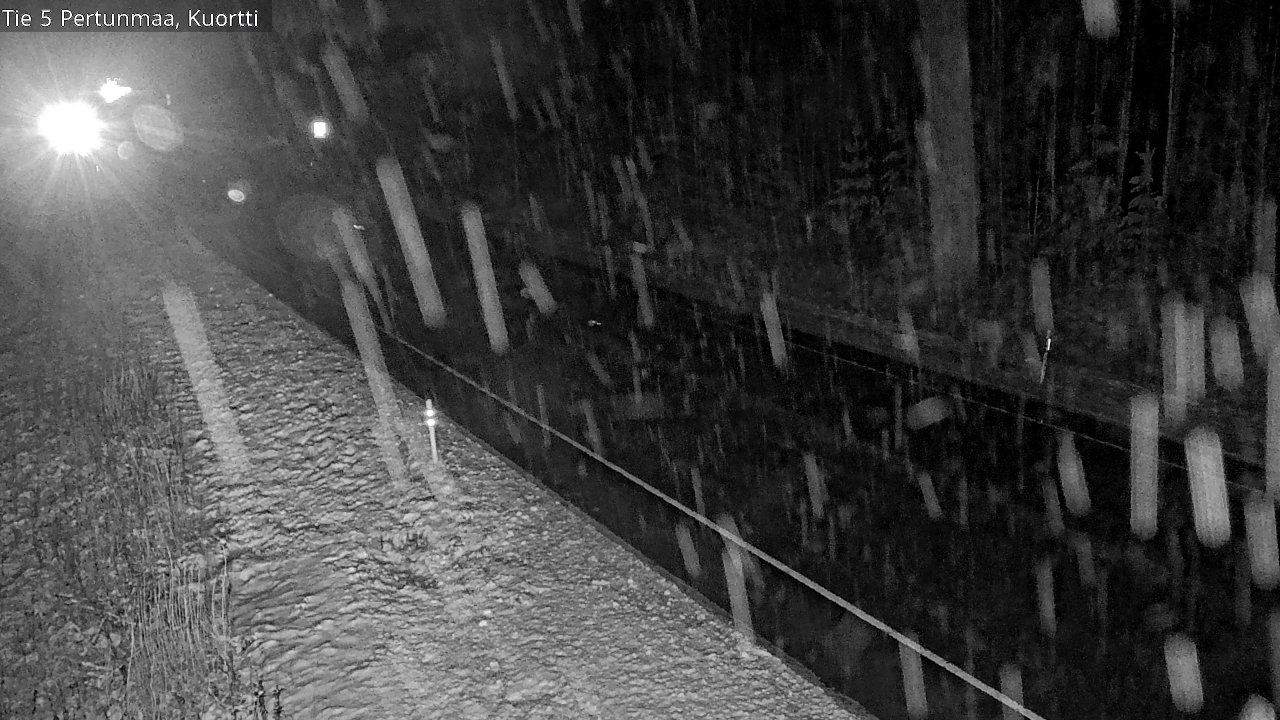 Weather Camera Image Väg 5 Pertunmaa, Kuortti, Pertunmaa, Etelä-Savo
