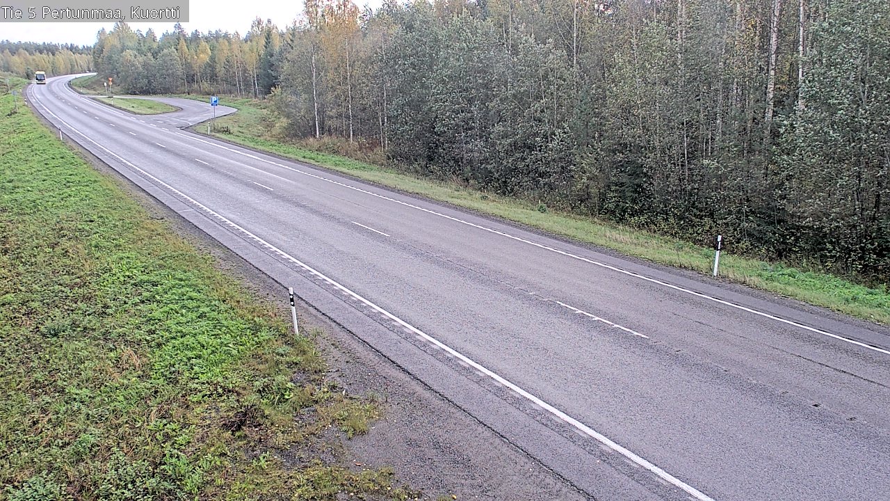 Weather Camera Image Väg 5 Pertunmaa, Kuortti, Pertunmaa, Etelä-Savo