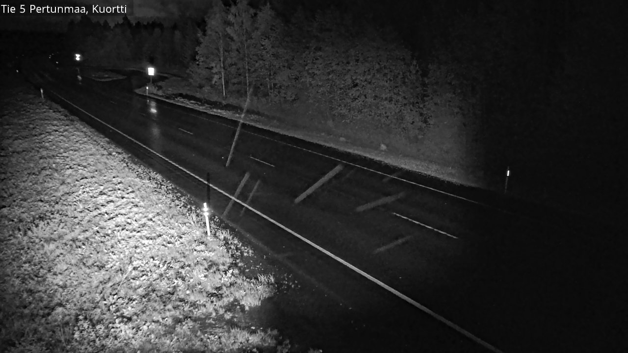 Weather Camera Image Väg 5 Pertunmaa, Kuortti, Pertunmaa, Etelä-Savo