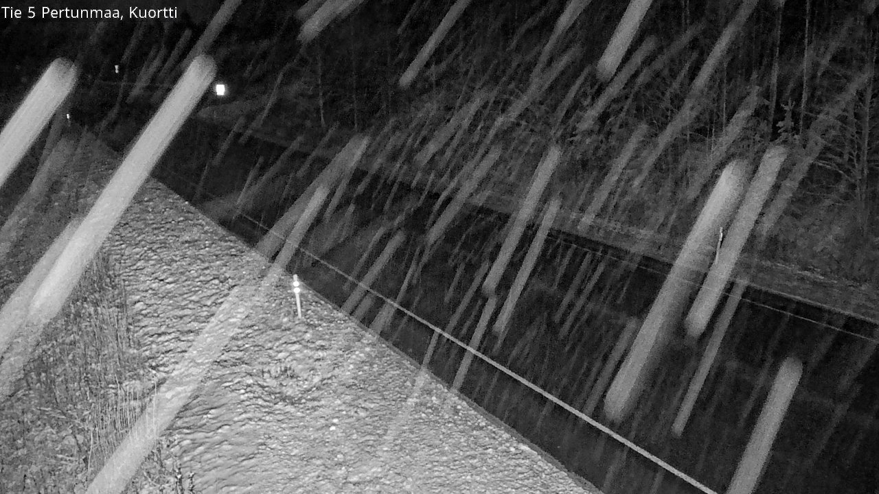 Weather Camera Image Väg 5 Pertunmaa, Kuortti, Pertunmaa, Etelä-Savo