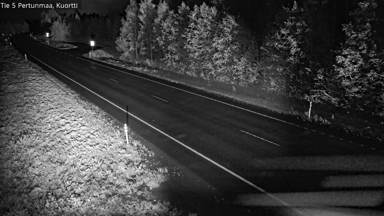 Weather Camera Image Väg 5 Pertunmaa, Kuortti, Pertunmaa, Etelä-Savo