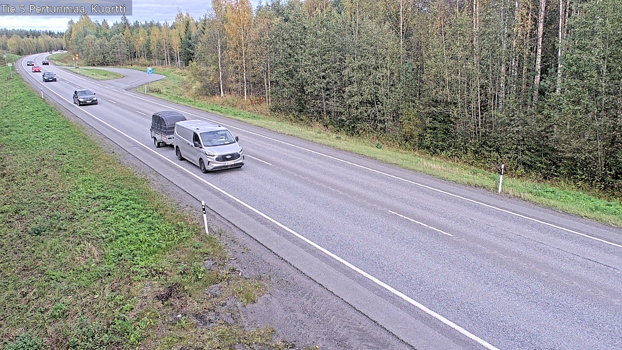 Weather Camera Image Road 5 Pertunmaa, Kuortti, Pertunmaa, Etelä-Savo